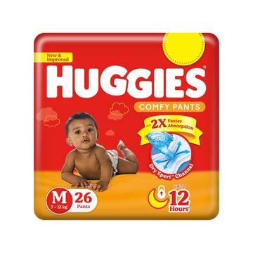 Huggies Dry Diaper (Pants, M, 7-12 kg)